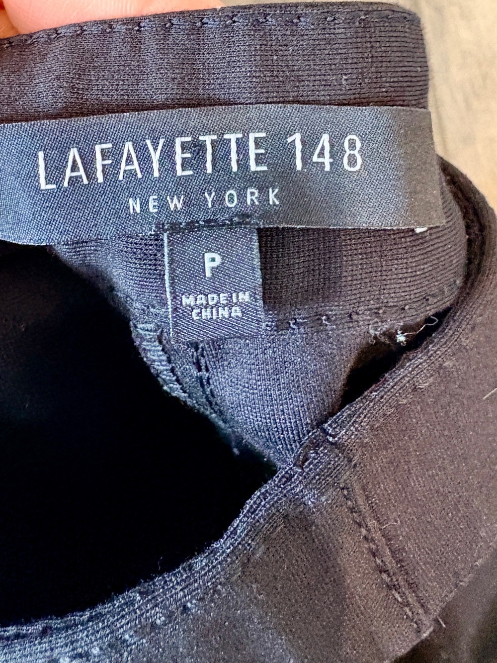 Lafayette 148 New York Black Pants- P